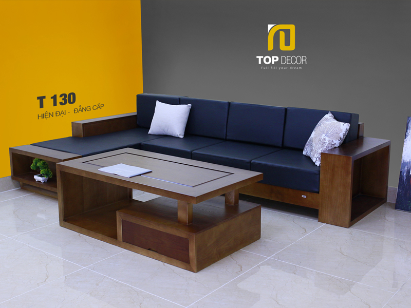 Sofa gỗ hiện đại T130 ,3