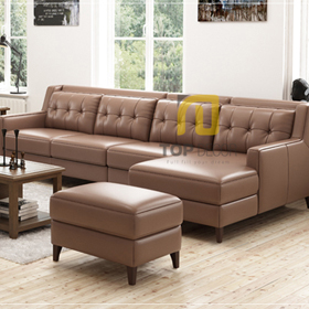 Sofa góc T014 da Hàn Quốc