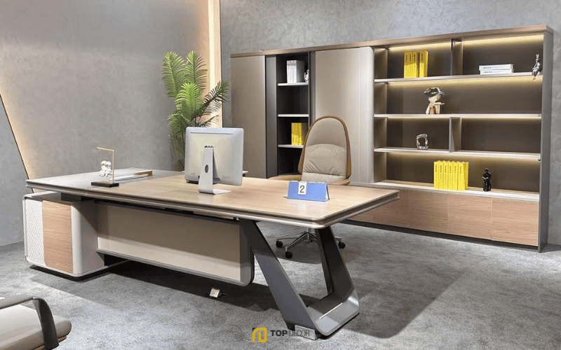 Bàn giám đốc 2m8 hiện đại