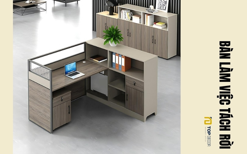 Bàn làm việc gỗ công nghiệp