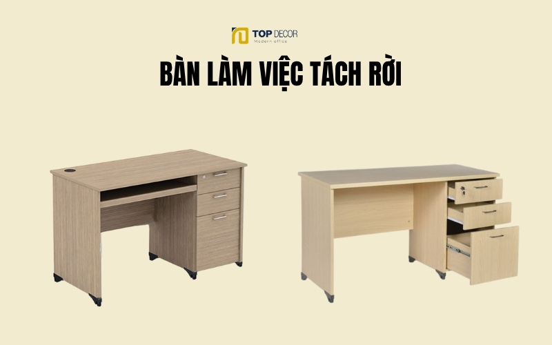 Bàn nhân viên gỗ công nghiệp chắc chắn
