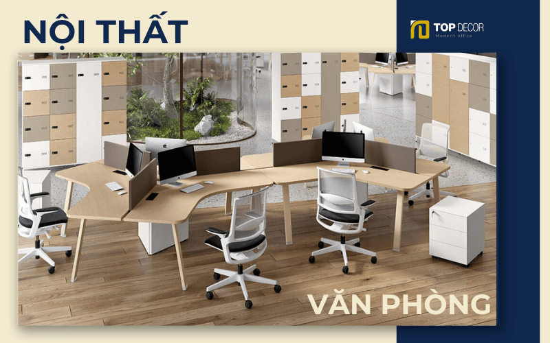 Chọn nội thất văn phòng phù hợp với diện tích và không gian