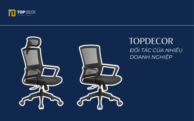 Đối tác cung cấp ghế xoay văn phòng cho nhiều doanh nghiệp