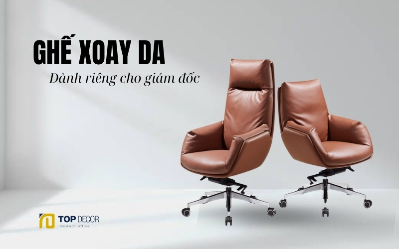 Ghế xoay da cho giám đốc