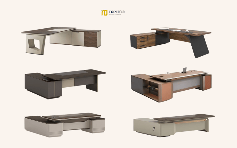 Lựa chọn bàn giám đốc 2m6 cao cấp, hiện đại tại Topdecor