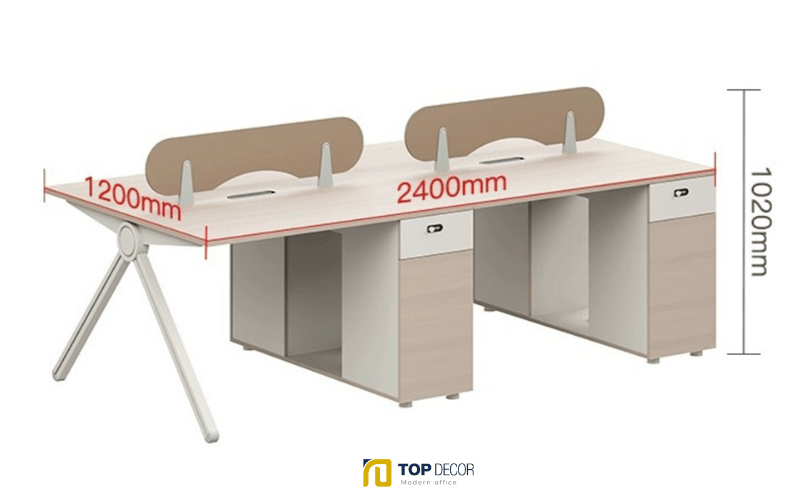 Kích thước của bàn làm việc giá rẻ