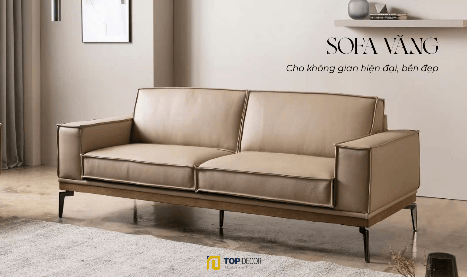 Mẫu ghế sofa văng cho văn phòng hiện đại, bền đẹp