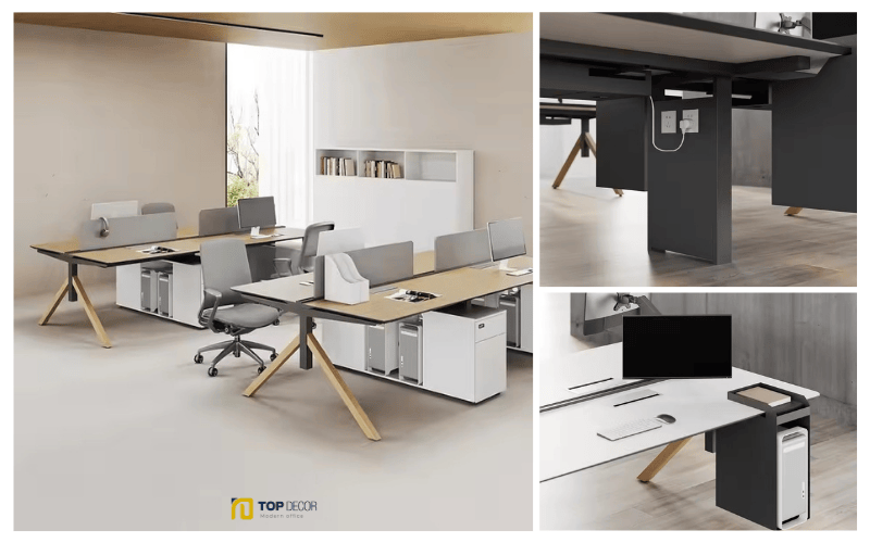 Mẫu nội thất văn phòng thông minh hiện đại tiện nghi