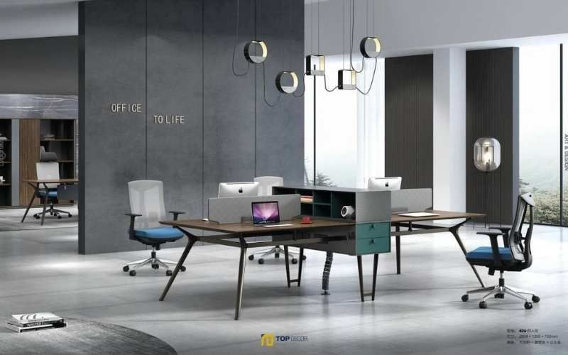 Module bàn làm việc cho 4 người