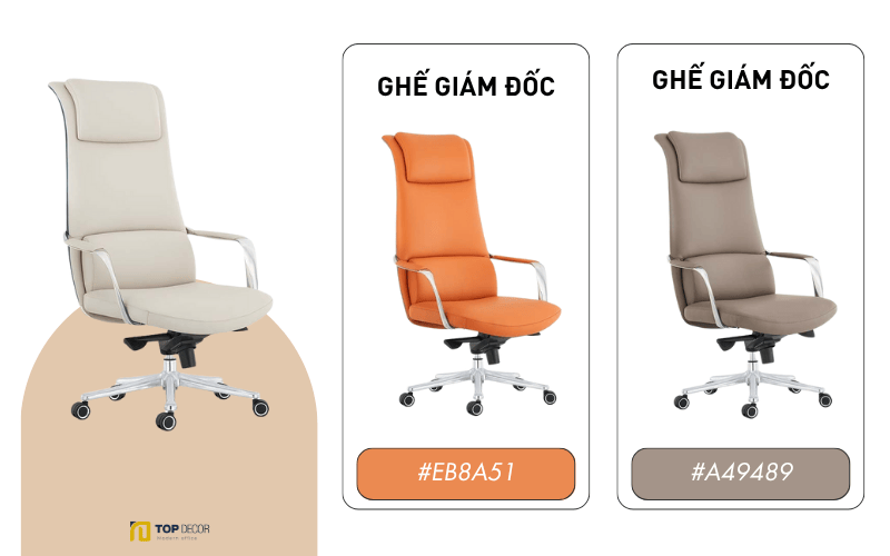 Mua ghế giám đốc xoay bền đẹp và sang trọng cho văn phòng