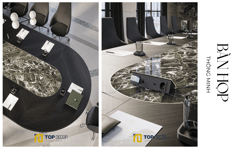 Nội thất bàn họp thông minh cho văn phòng