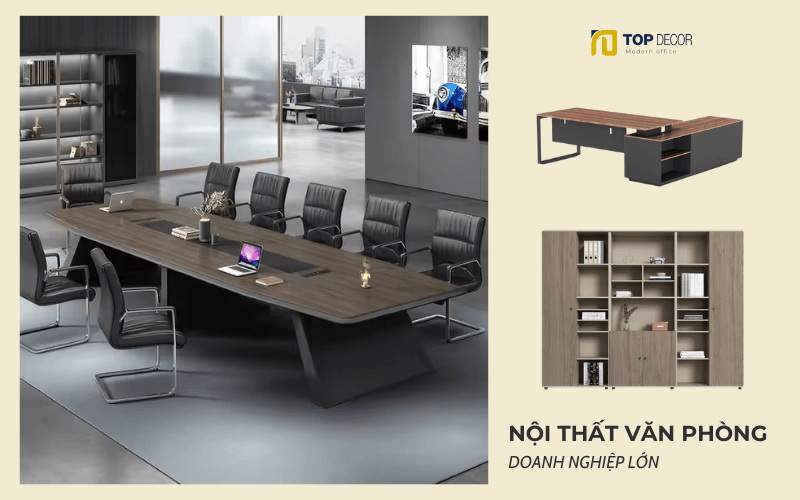 Nội thất văn phòng cho doanh nghiệp lớn