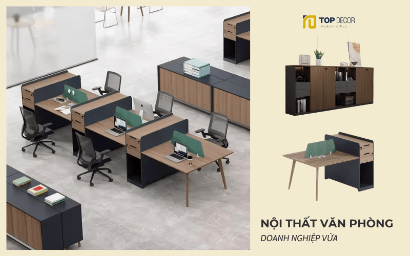 Nội thất văn phòng cho doanh nghiệp vừa