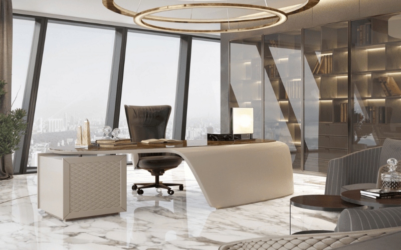 Phong cách nội thất văn phòng Luxury