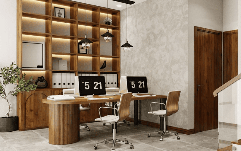 Phong cách nội thất văn phòng Nhật Bản Zen