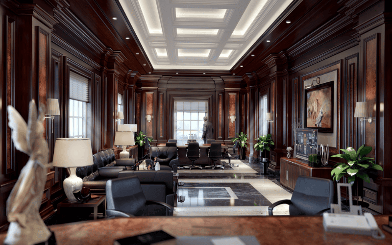 Phong cách nội thất văn phòng cổ điển