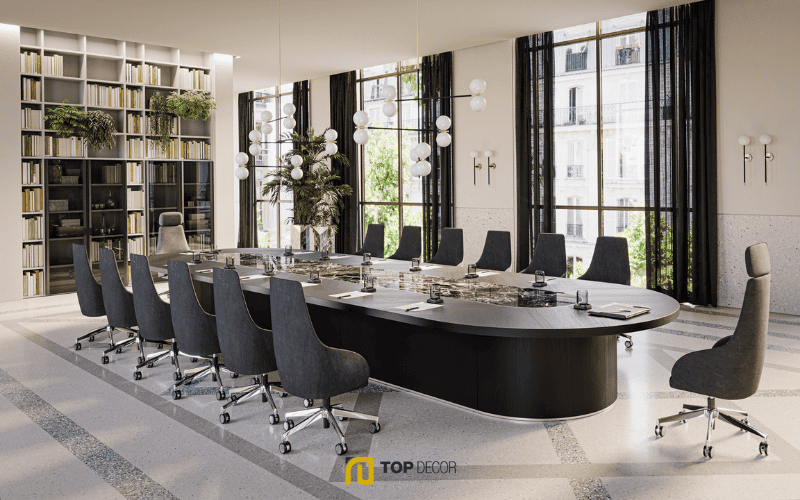 Thiết kế nội thất phòng họp thông minh