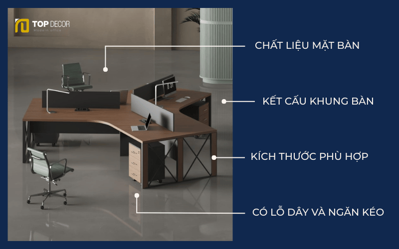 Những tiêu chí chọn bàn làm việc giá rẻ mà vẫn chất lượng