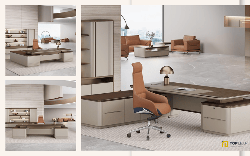 Bàn giám đốc hiện đại quyền uy