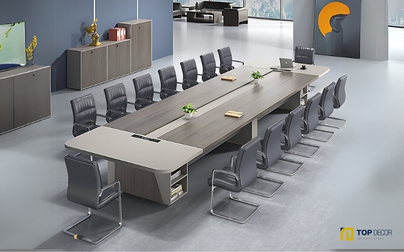 Bàn họp kích thước lớn chuyên nghiệp