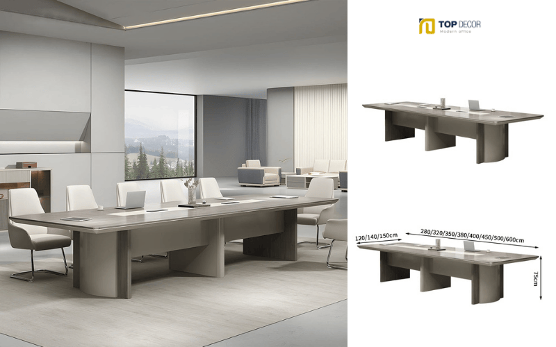 Bàn họp sang trọng cho phòng họp