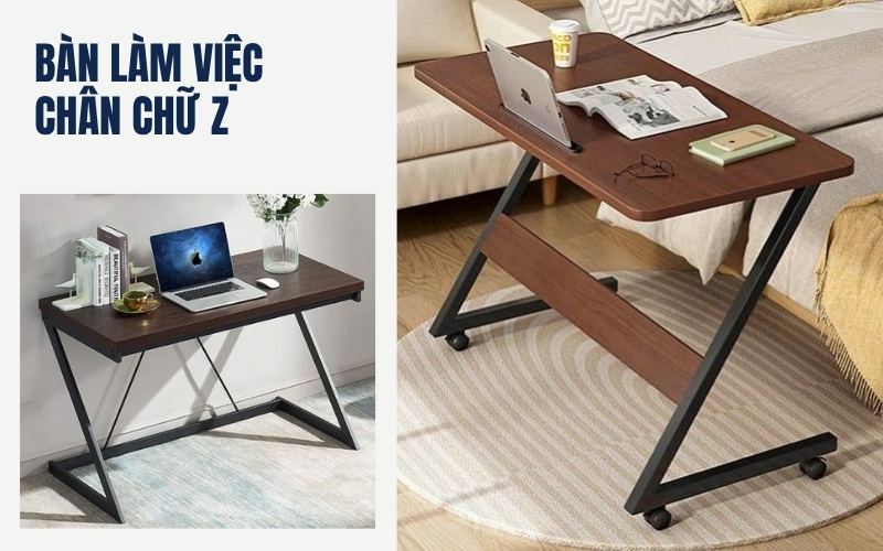 Bàn làm việc chân chữ Z