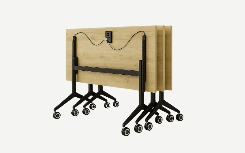 Bàn nhân viên gấp gọn tiện lợi