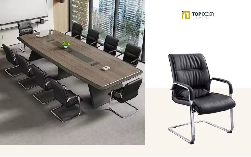 Ghế chân quỳ da cao cấp cho phòng họp