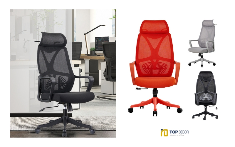 Ghế xoay lưới chuyên nghiệp cho văn phòng