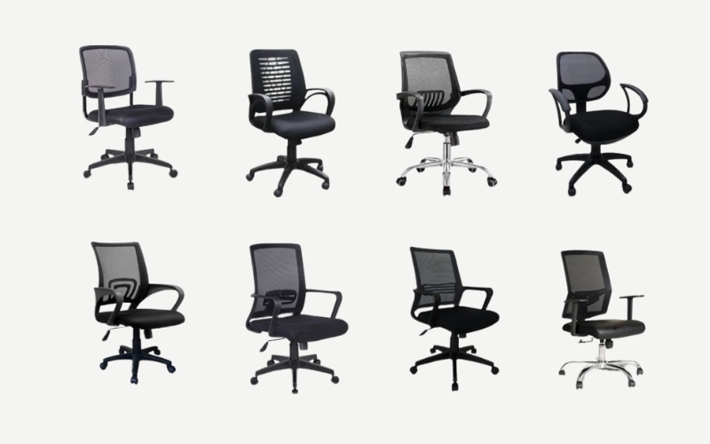 Ghế xpay lưới văn phòng phổ biến