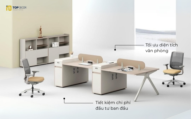 Lợi ích khi dùng module bàn làm việc cho văn phòng nhỏ