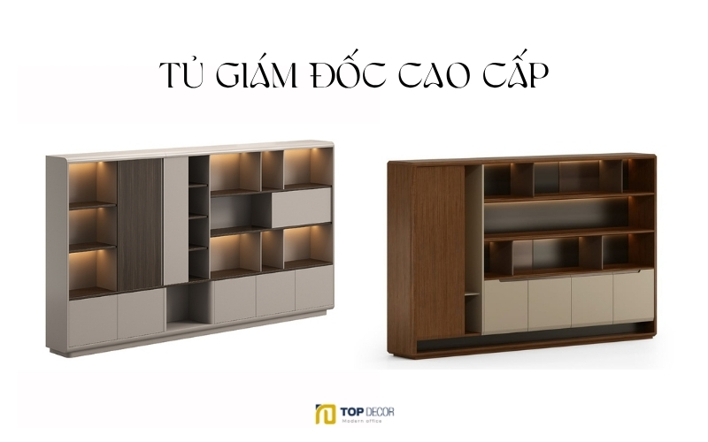 Mẫu tủ giám đốc cao cấp