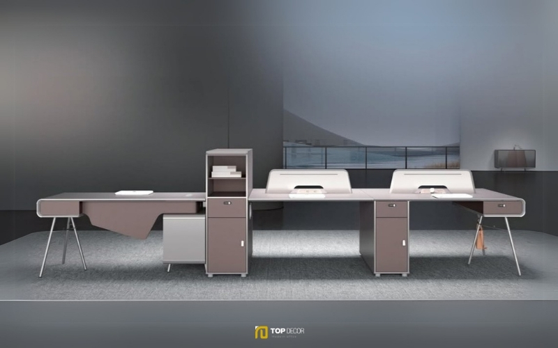 Module bàn làm việc chân sắt đẹp