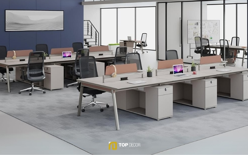 Module bàn làm việc dễ lắp đặt