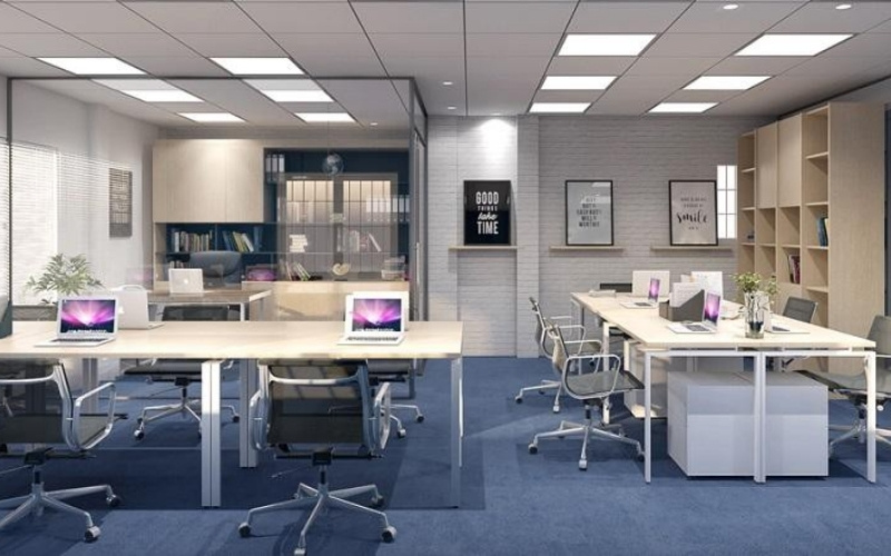 Nội thất văn phòng phong cách tối giản