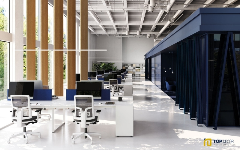 Nội thất văn phòng thông minh hiện đại