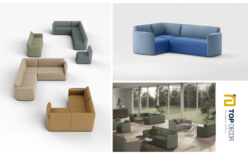 Sofa văn phòng chữ L