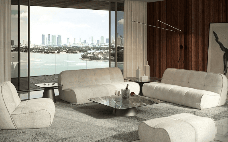 Sofa văn phòng phong cách Hàn Quốc