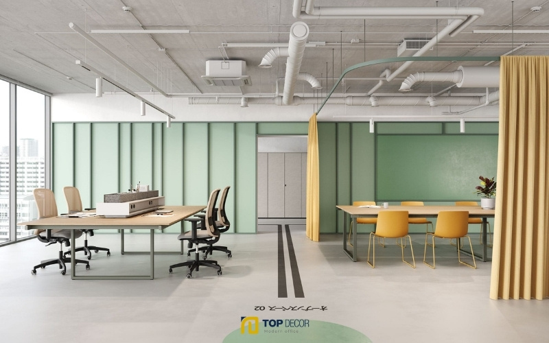 Thi công nội thất văn phòng đẹp giá hợp lí