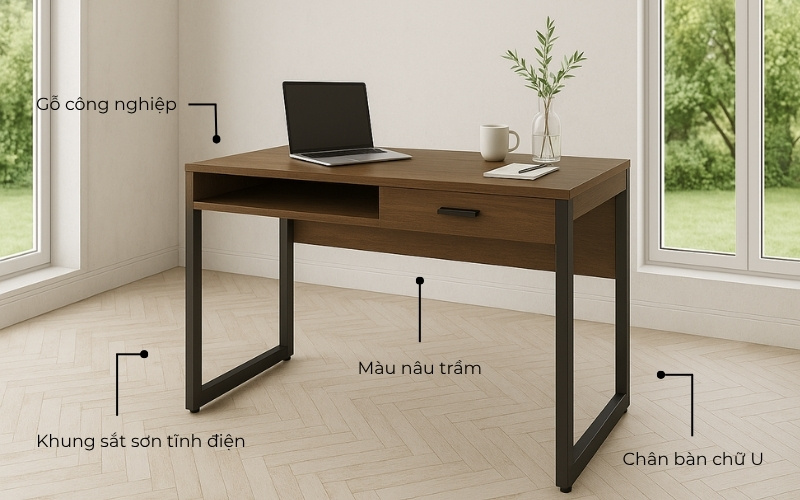 Thiết kế bàn nhân viên thông minh tiện lợi