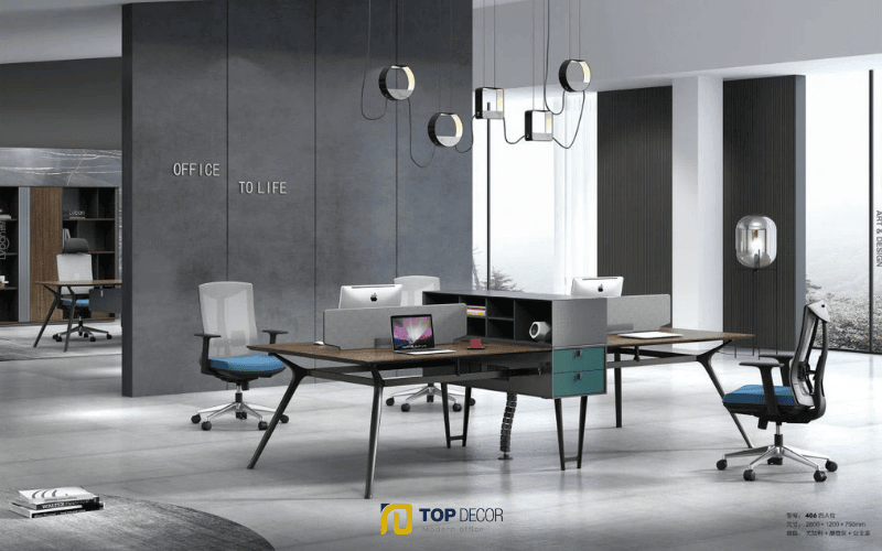 Thiết kế nội thất văn phòng mở