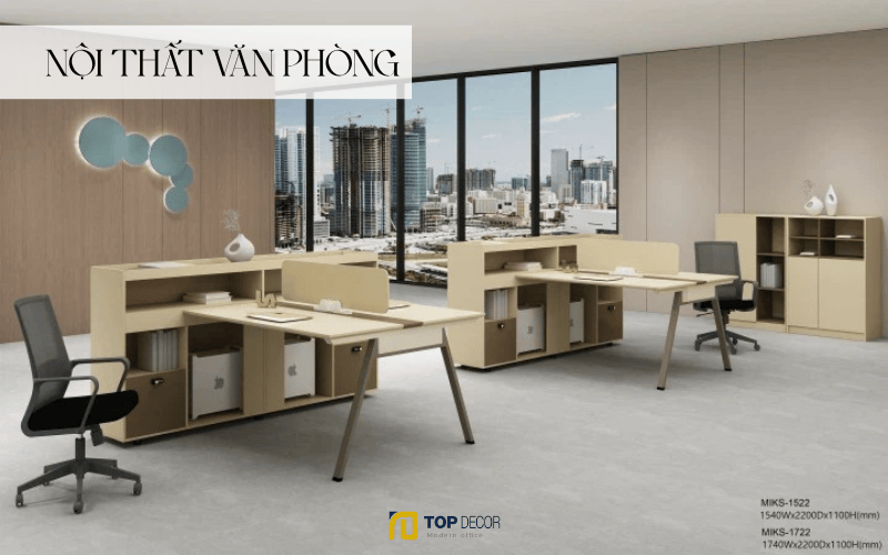 Thiết kế - thi công nội thất văn phòng giá tốt