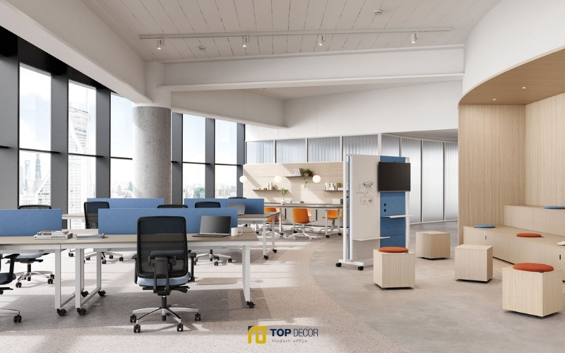 Topdecor - Đơn vị thi công nội thất văn phòng uy tín chuyên nghiệp