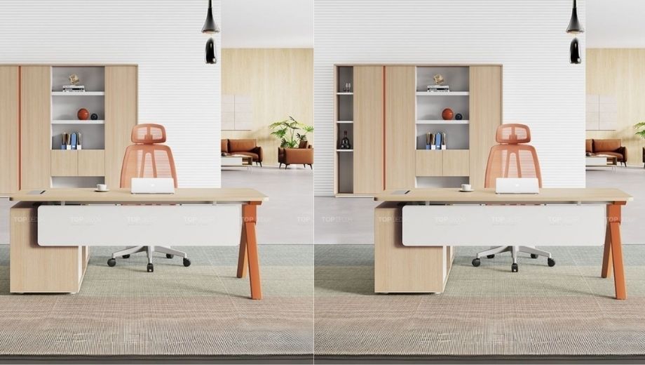 Bàn làm việc gỗ sồi