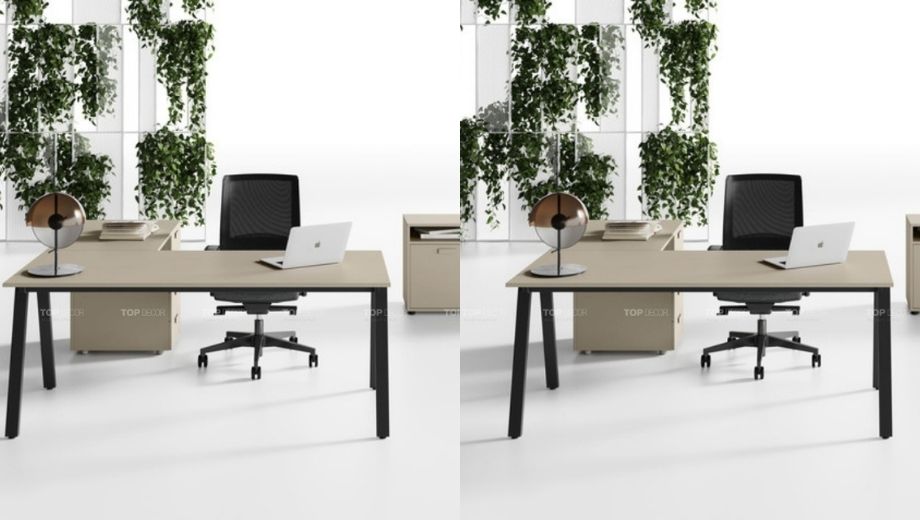 Bàn làm việc làm từ gỗ sồi