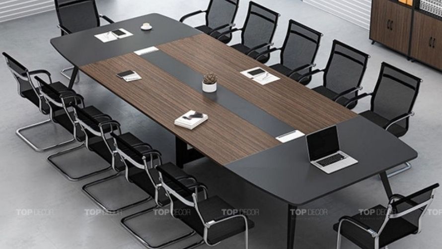 Bàn họp chân sắt cho phòng hợp