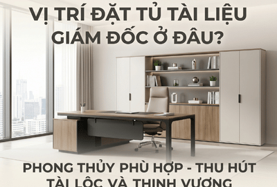 Nên để tủ tài liệu giám đốc ở đâu hợp phong thủy, may mắn, tài lộc?